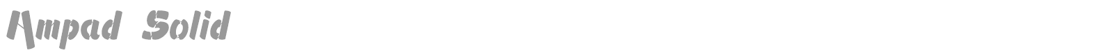 Ampad font preview